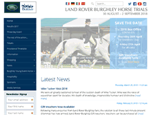 Tablet Screenshot of burghley-horse.co.uk